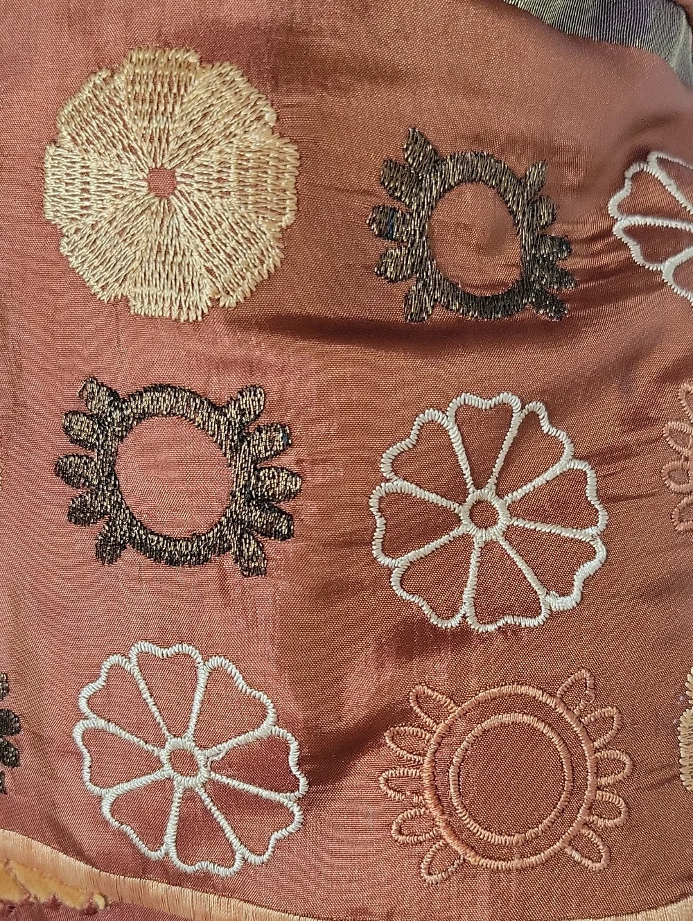 Embroidered Throw Pillow